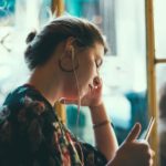 woman listening